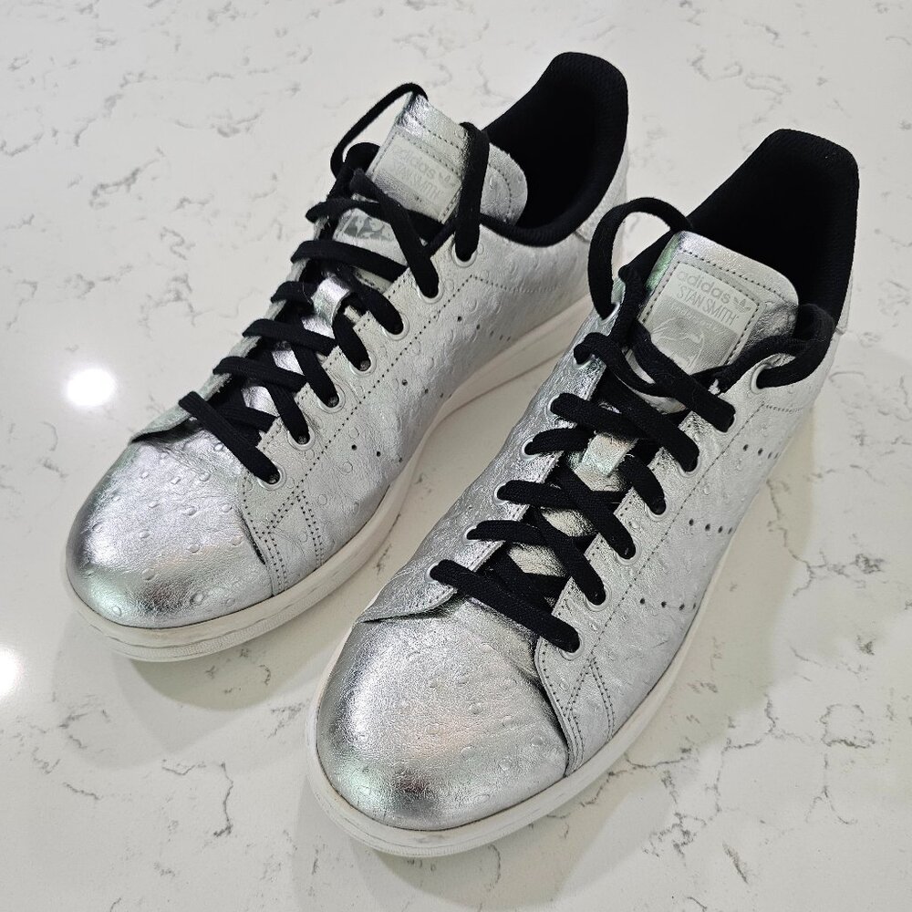 Men's Adidas Stan Smith Metallic Ostrich, Pristine, size 11